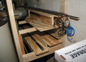 More Track Behind Furnace